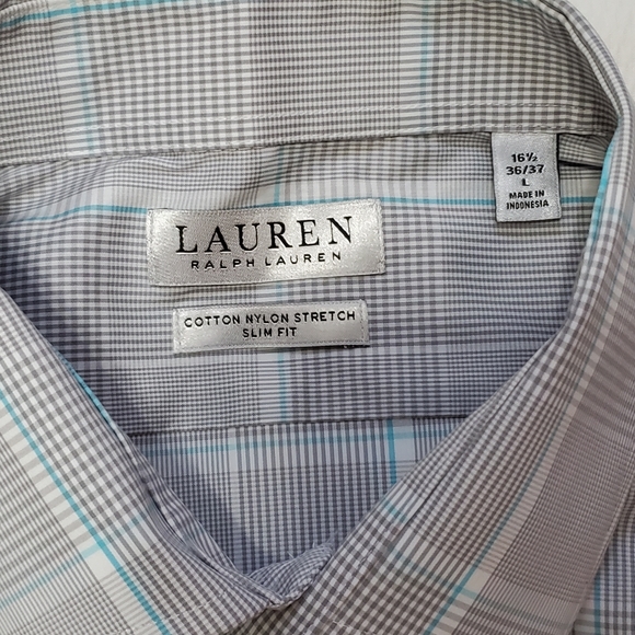 Lauren Ralph Lauren Slim Fit Stretch Long Sleeve Button Down Shirt - Picture 3 of 6